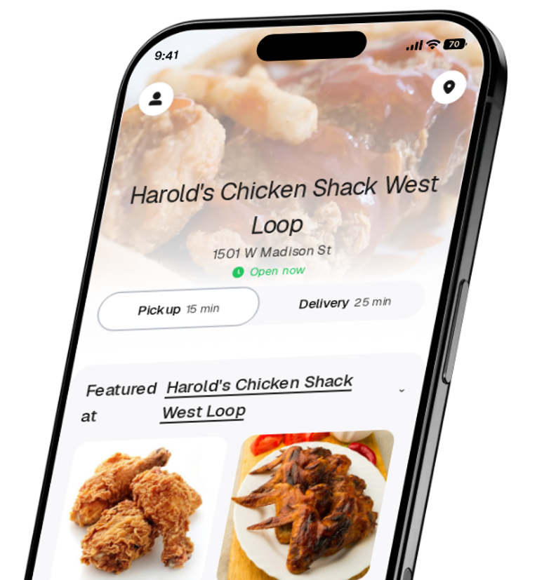 Harold's Chicken Shack West Loop app preview