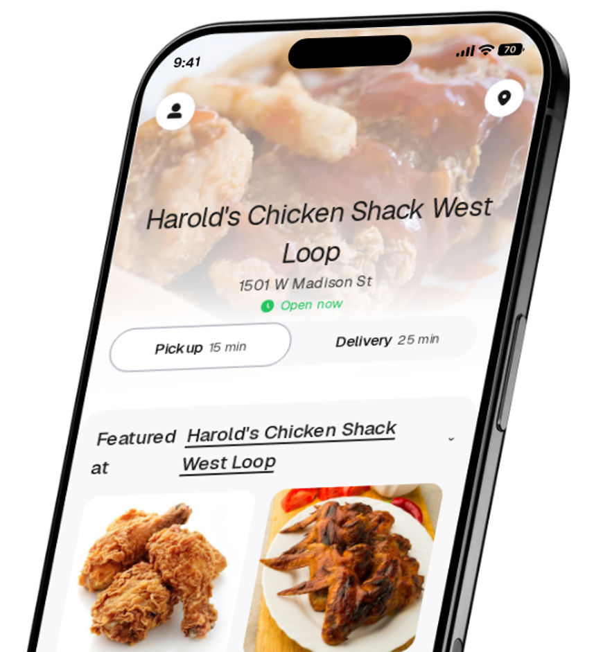 Harold's Chicken Shack West Loop app preview