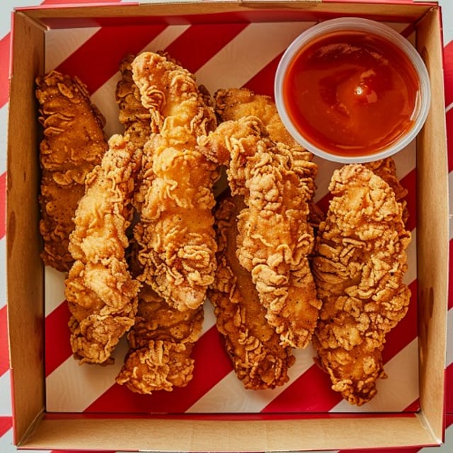 Chicken Tenders Dinner.